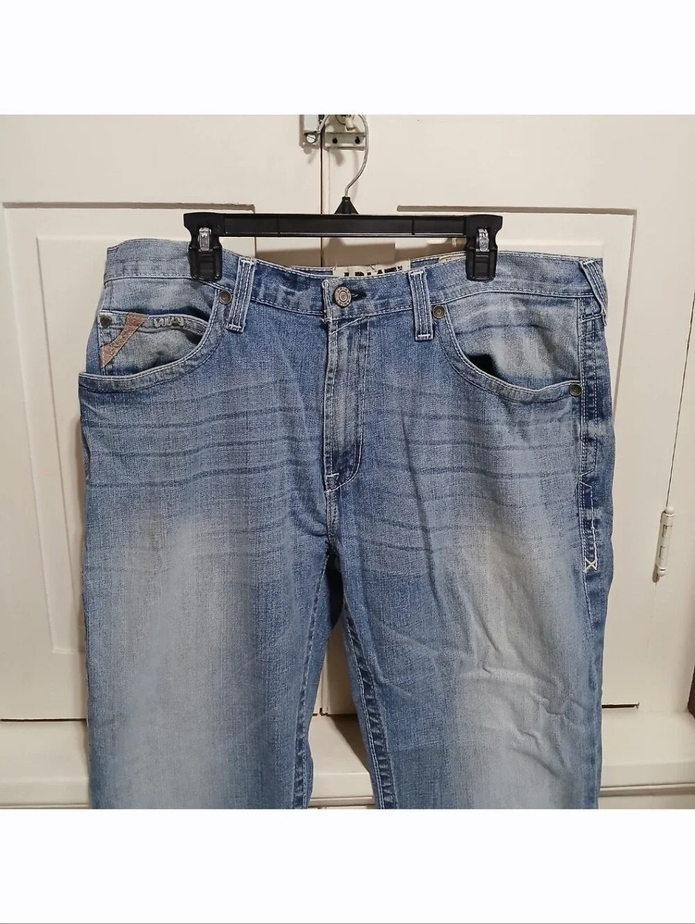 ARIAT Men’s Size 38/32 Bootcut M2 Blue Pants Denim Jeans Cotton Blend *Flawed*